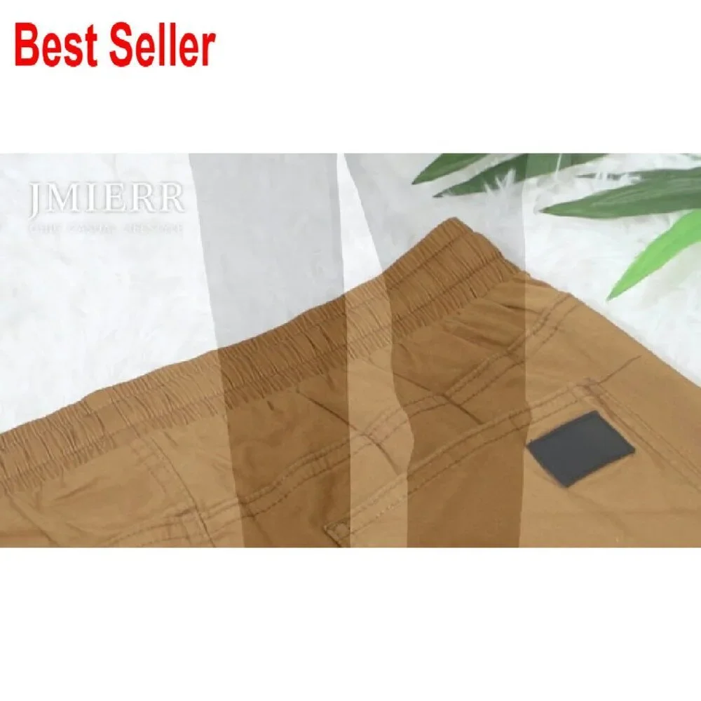 Men's Casual Joggers Tapered Fit Twill Cargo Pants Activewear Sweatpants